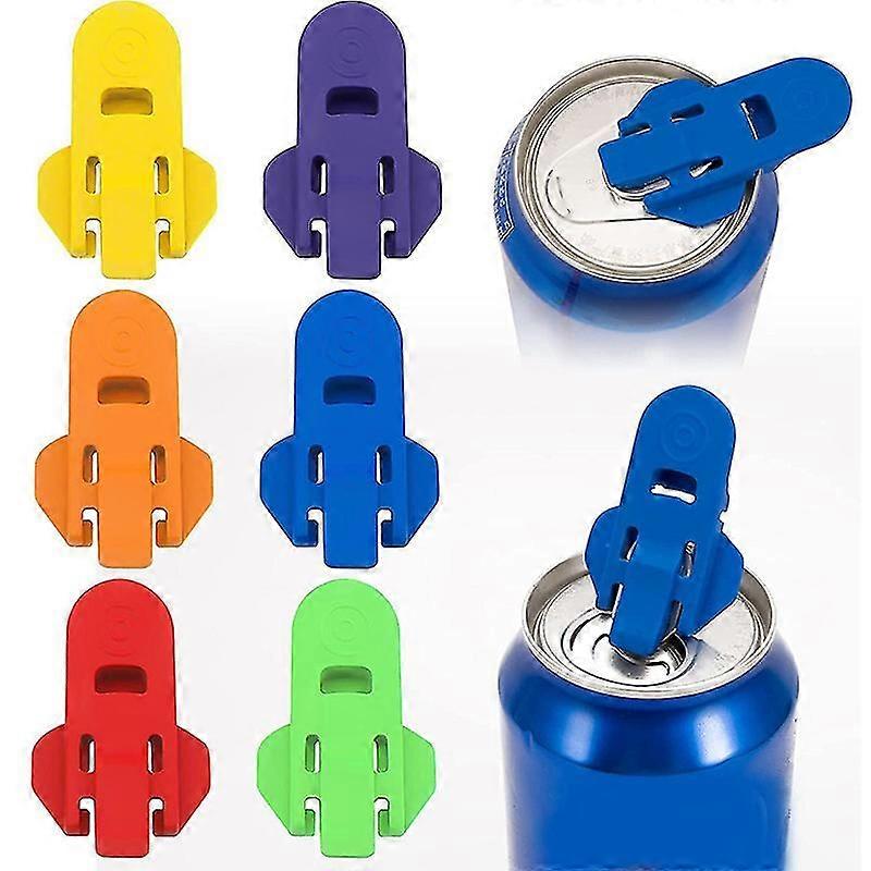 2025 Manual Beverage Can Opener Easy Open Soda Can Opener for Cola Beer Beverage Cans 6 Pieces