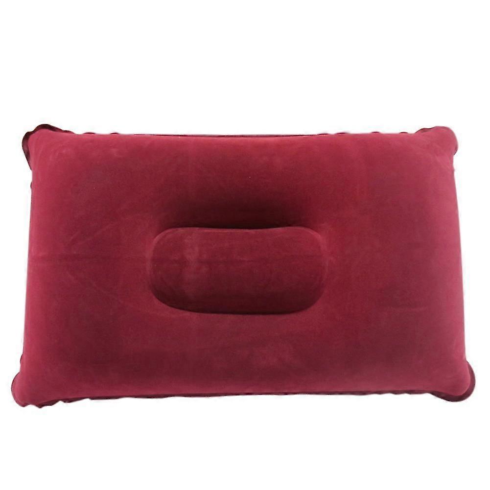 Portable Air Inflatable Pillow PVC Rectangle Cushion for Outdoor Camping Travel