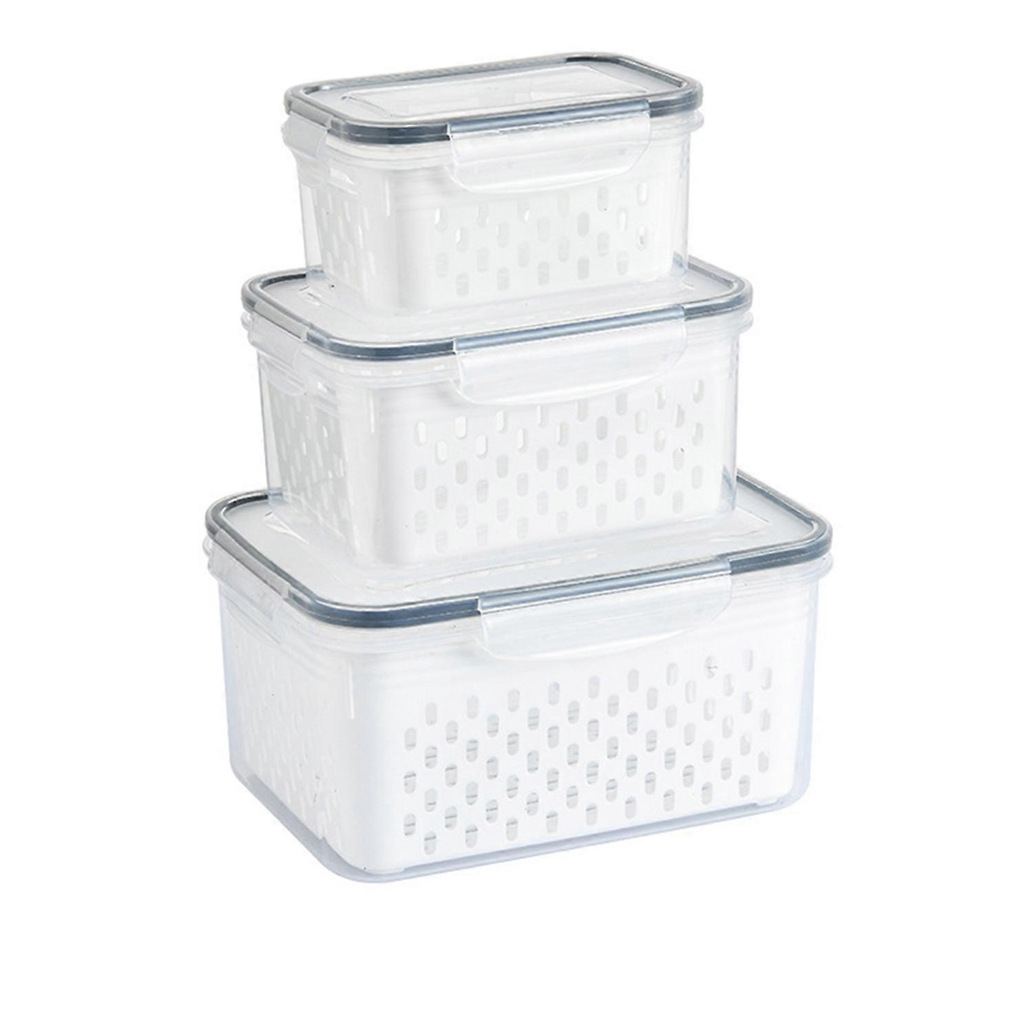 Feature:
1. Fast Drainage: Drain storage basket box features a draining design for fast draining, ai