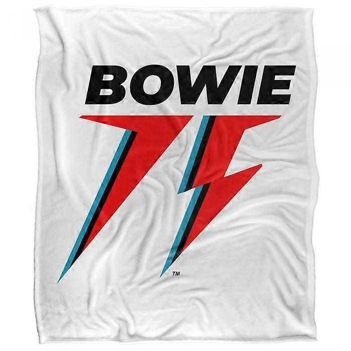 David Bowie 75 Silky Logo Supersoft Blanket