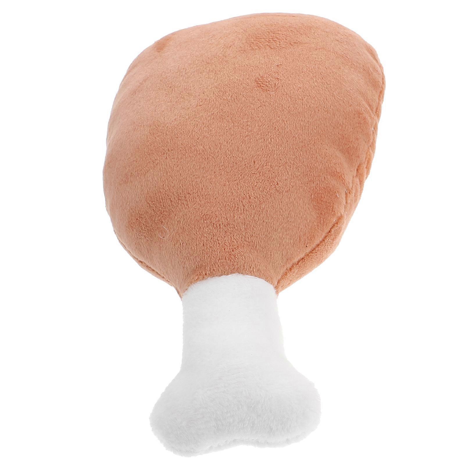 Creative Plush Doll Chicken Leg Shape Throw Pillow for Rest 3Pcs Set