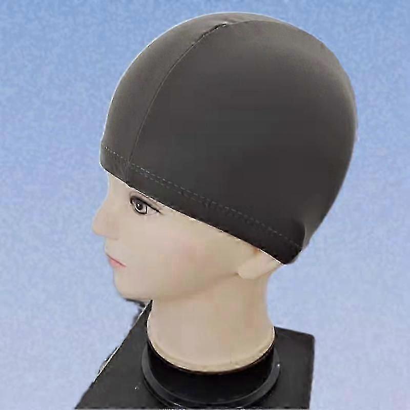 universal Swimming Cap Children adult Elastic Fabric Cute Kids Protect Ears Swim