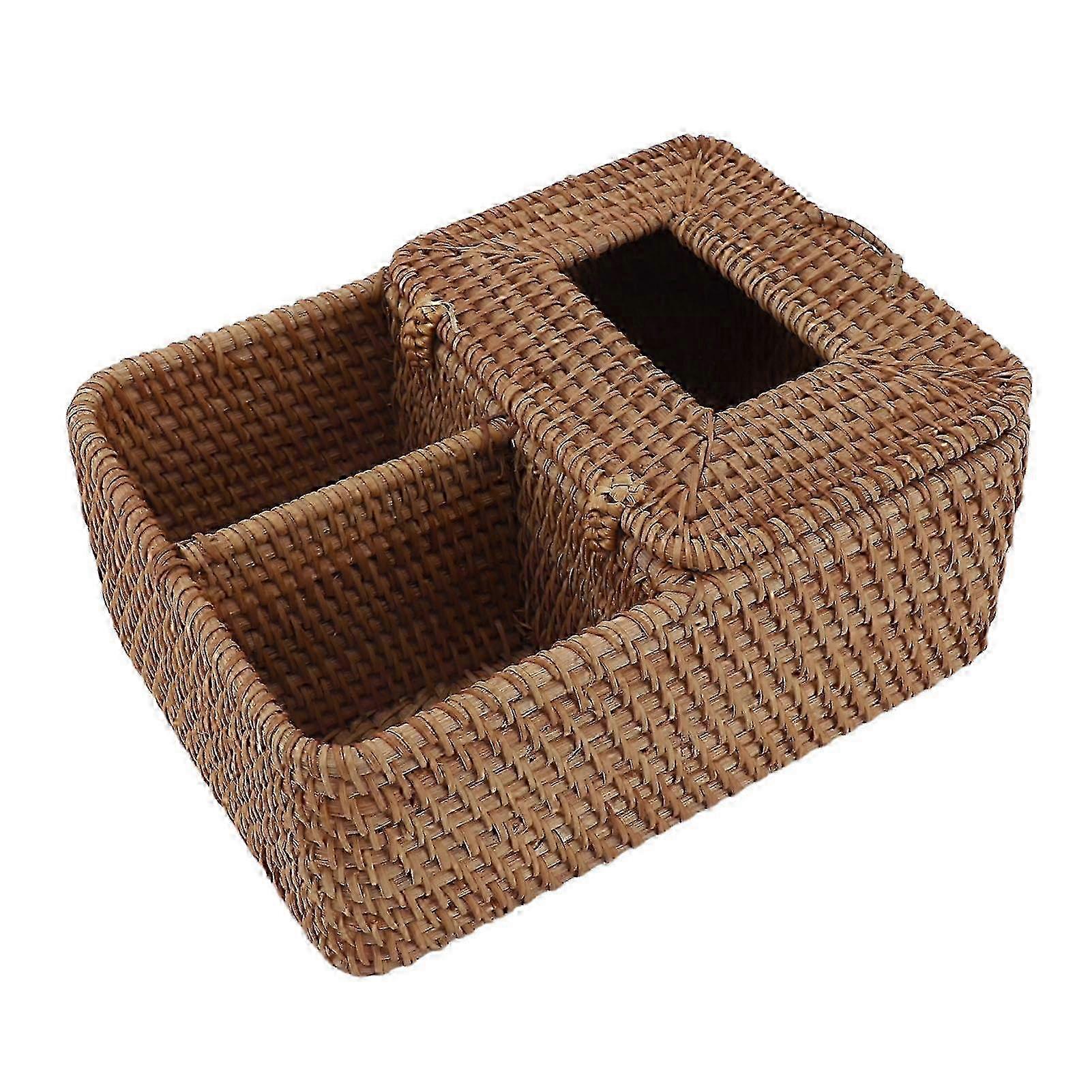 Rattan Tissue Box