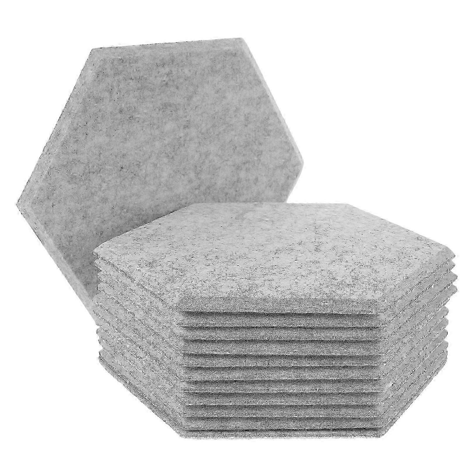 Sound Panels Acoustical Wall Panel Insulation 12pcs Silver 3d Design