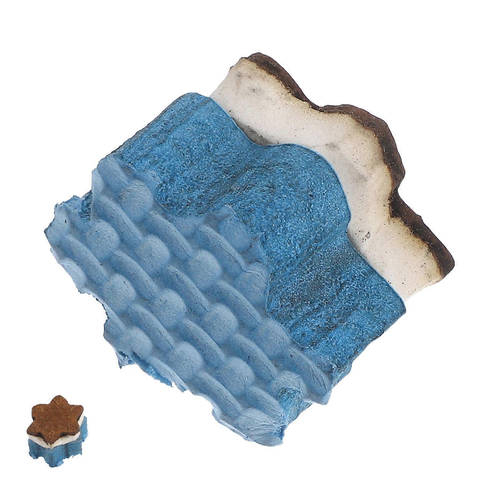 Polymer Clay Stamps Texture Art Tools For Home Projects Creative Shapes Brown 2.50X2.50X2.00CM Ceramic 1Set