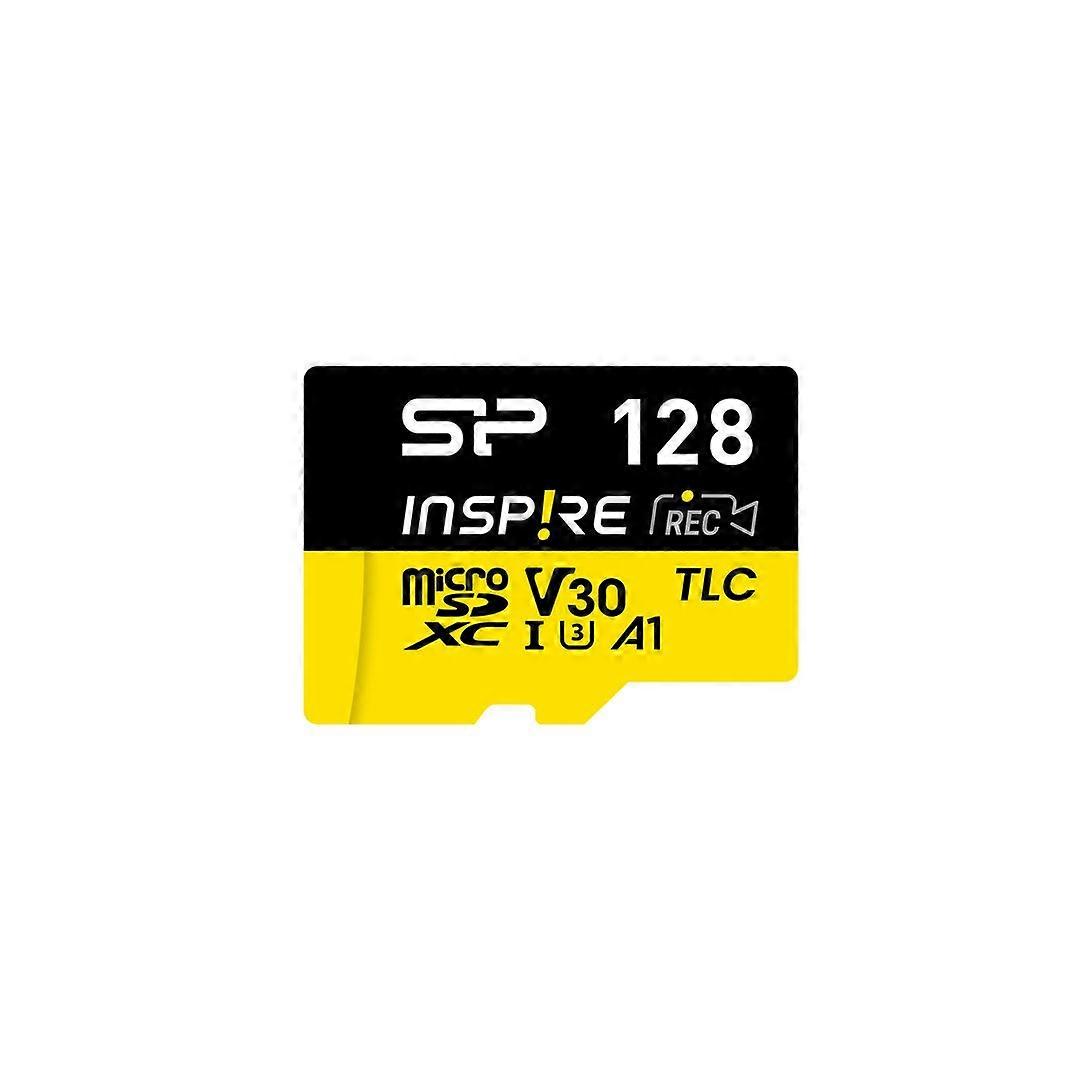 Κάρτα μνήμης Silicon Power Inspire 128 Gb Microsdxc V30 Uhs-i U3 A2 4k + προσαρμογέας (sp128gbstxlv3v1nsp)