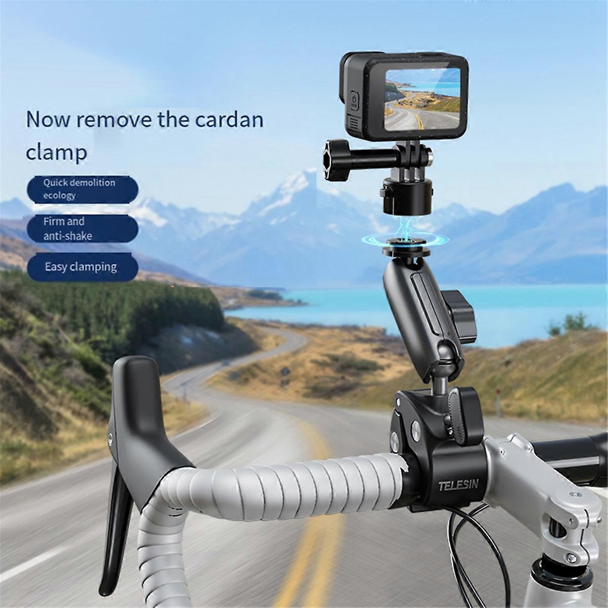  Cycling Motorcycle Clip Quick Release Magic Arm Super Clamp