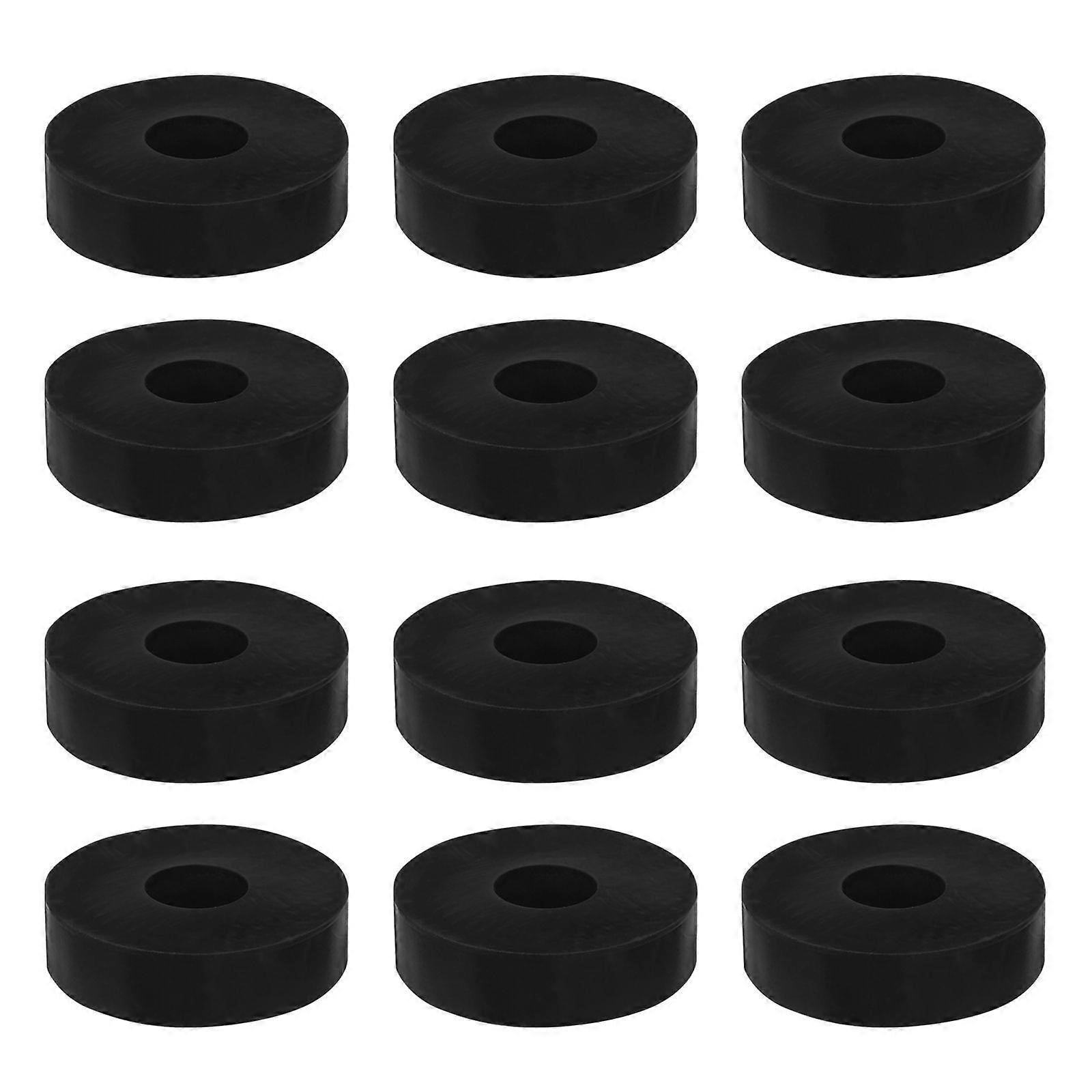 12pcs Rubber Anti Vibration Pads: Isolation Washers for Mechanical Vibration Damping - Noise Reduction Stability Enhancement Rubber Bumper