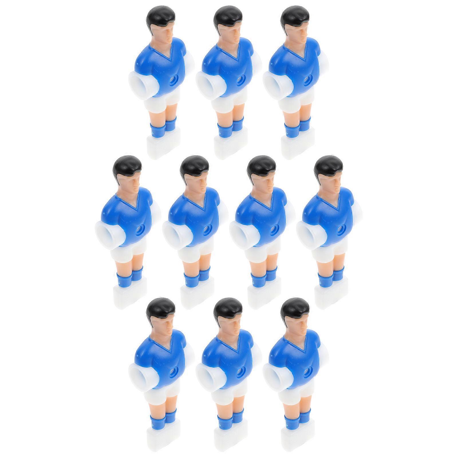 Table Football Player Toys Plastic Figures for Soccer Machine 20Pcs Blue