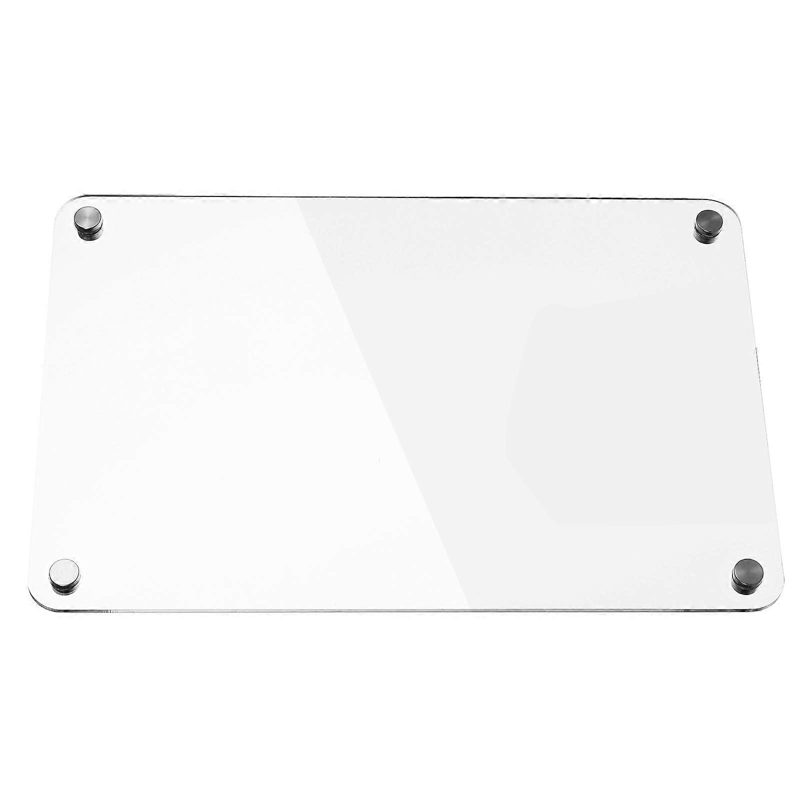 Magnetic Dry Erase Board for Home Use Clear Acrylic Dry Erase Board 2Pcs