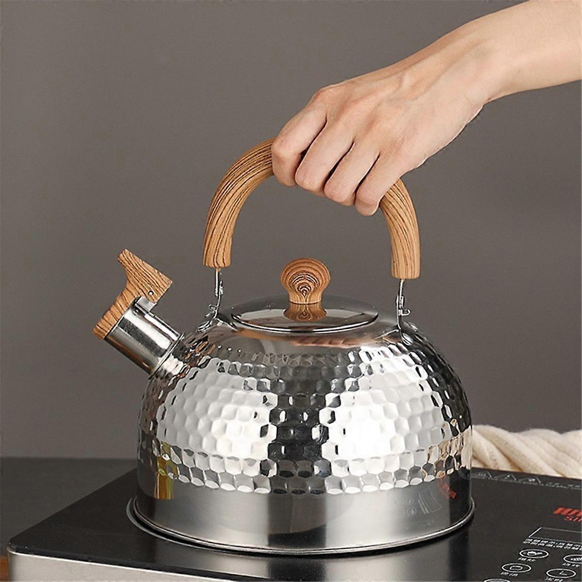 3L Whistle Teapot Large Capacity Vintage Kettle for Kitchen A