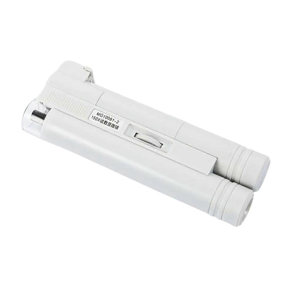 Pocket Microscope 150X Portable Mini Magnifier Without Scale Reading Scale Foldable Magnifying Loupe