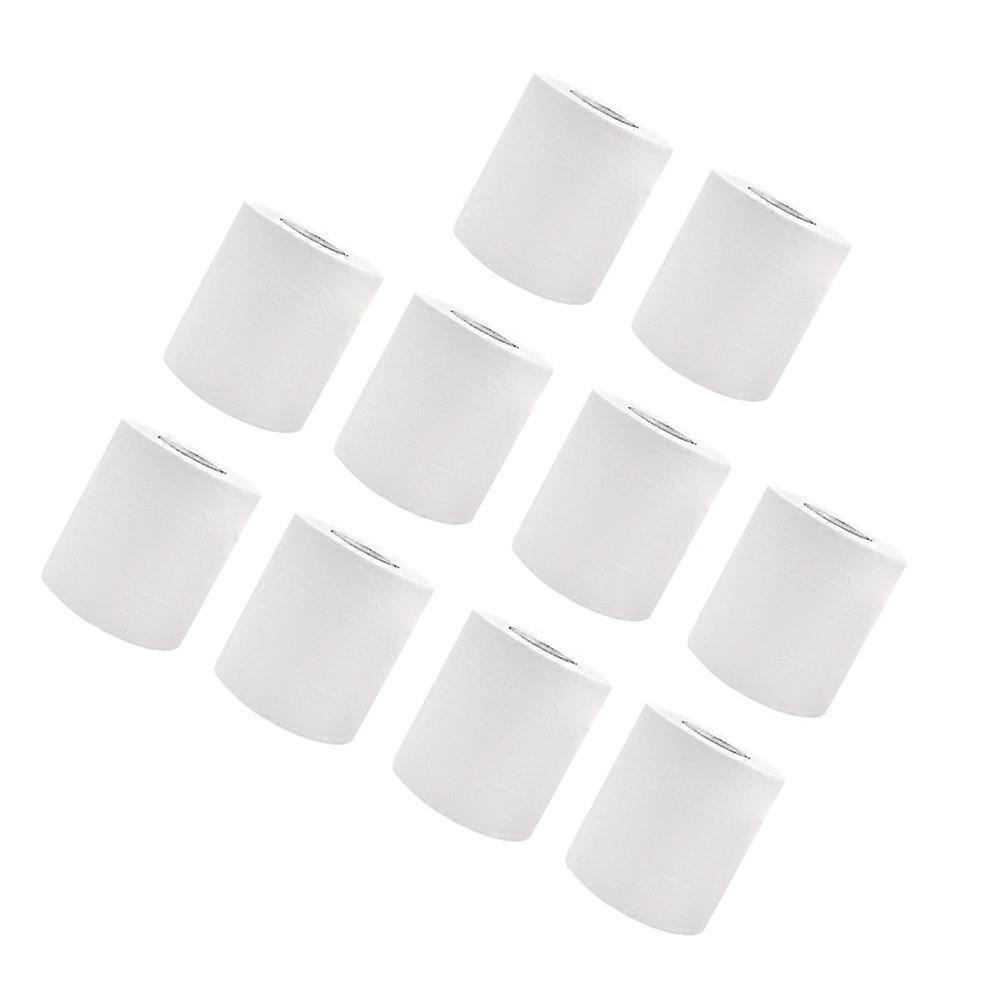 Premium White Wood Pulp Toilet Paper 20 Rolls Ideal For Home And Hotel Usage 4-Layer Non-Irritating Quality