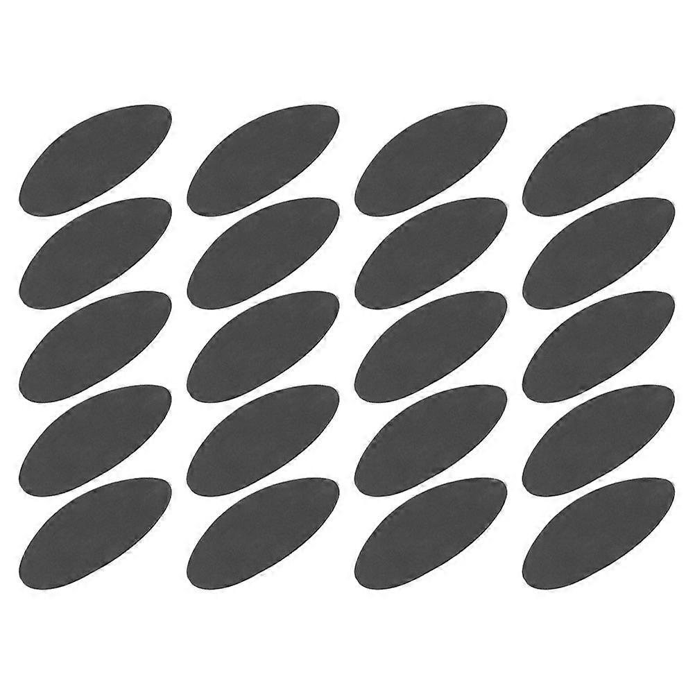 Round Non-Slip Sponge Cushion Pads For Candlestick Holders Home Decoration Black Adhesive Mats 80Pcs