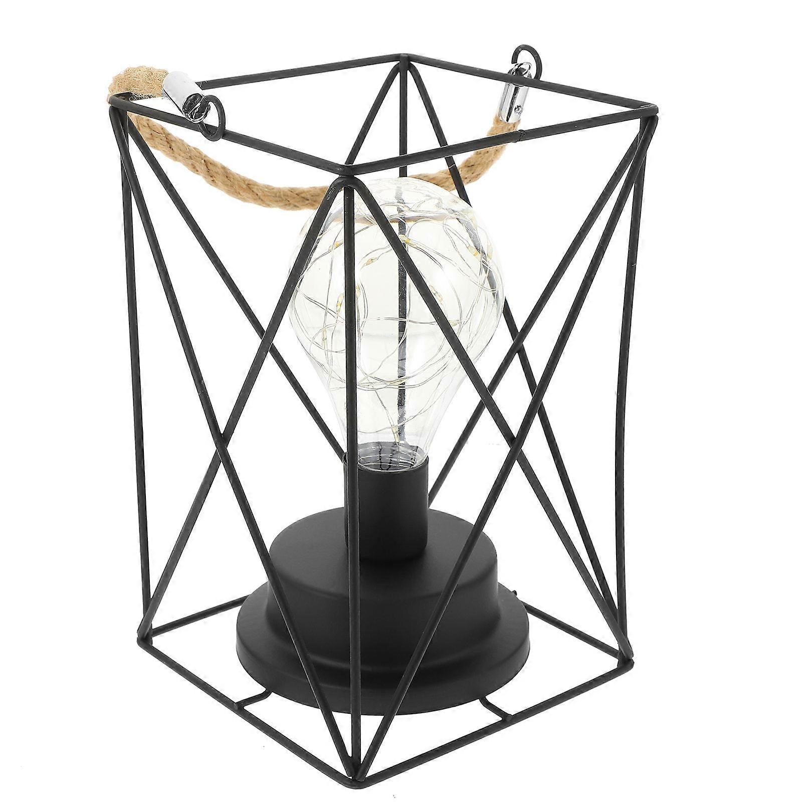 Solar Powered 3Pcs Hanging Lanterns Illumination For Outdoor Space With Durable Black Materials