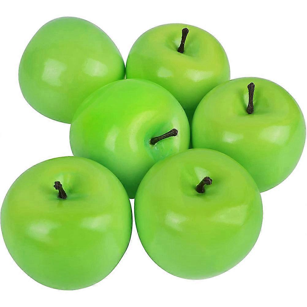 Vivid Fruit Model Green Imitation for Decor 24Pcs Set