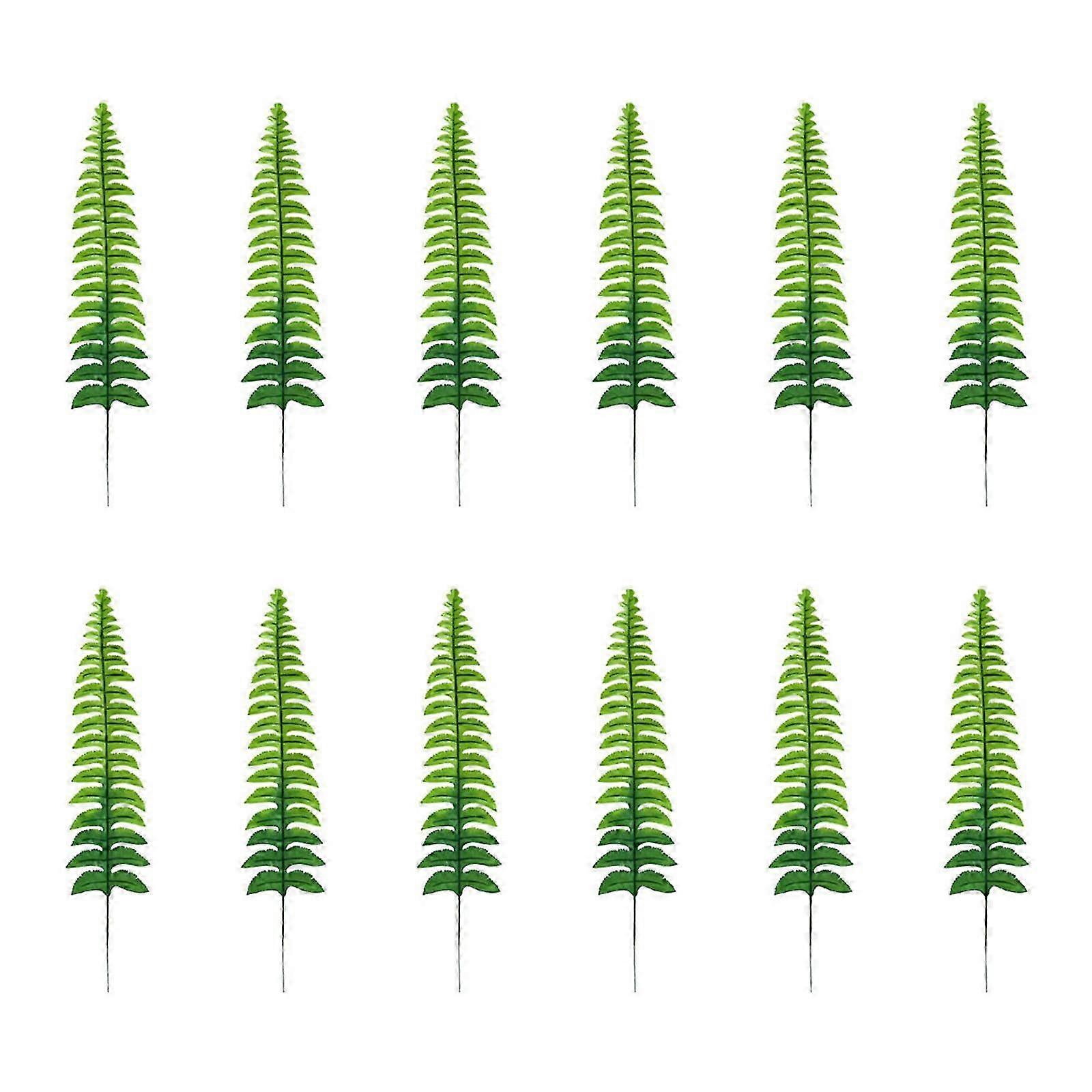 12pcs Artificial Plant Leaves Great For Creating A Vibranted In Homes And Event Venues Decoration 2025