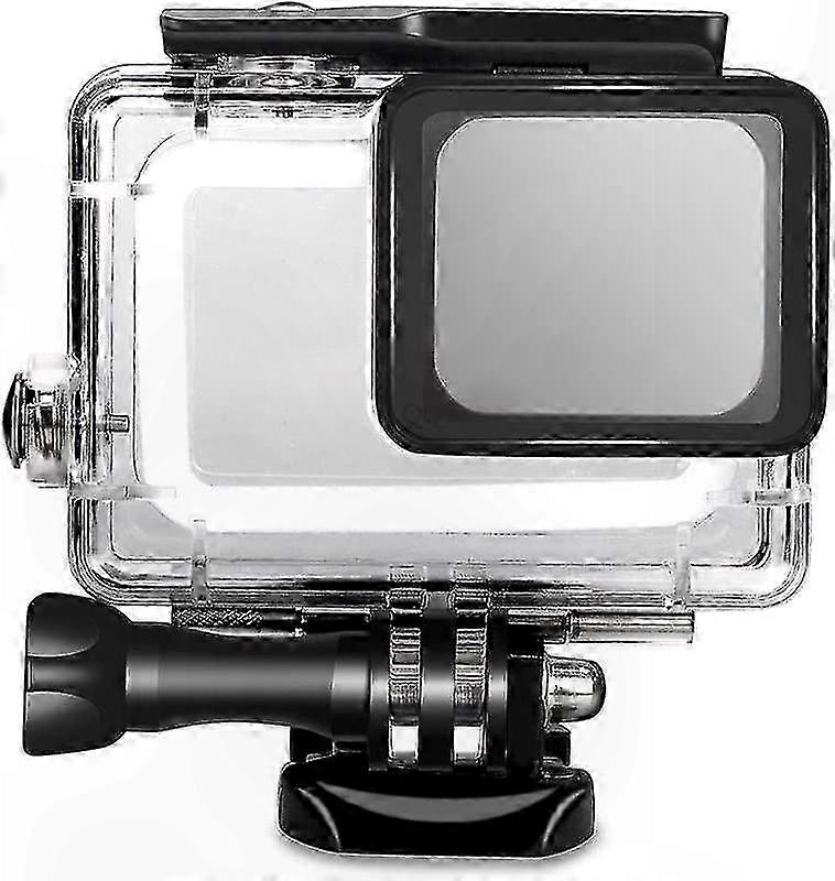 Waterproof Protective Case for Action Cameras, Underwater Diving Housing 45m with Mounting Bracket Compatible with Multiple Models