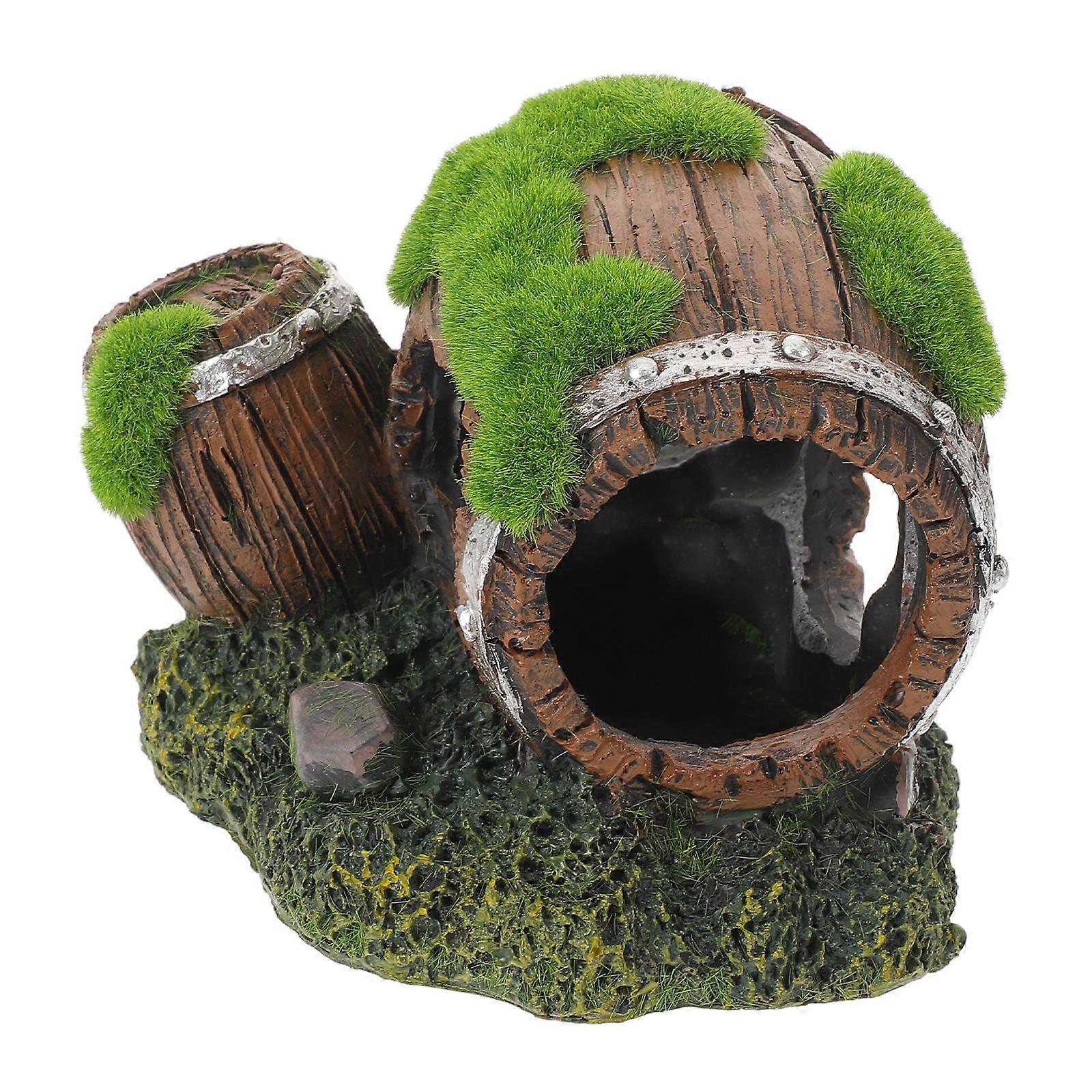 Waterproof Fish Hide Aquarium Decorations Cave for Shrimp Betta