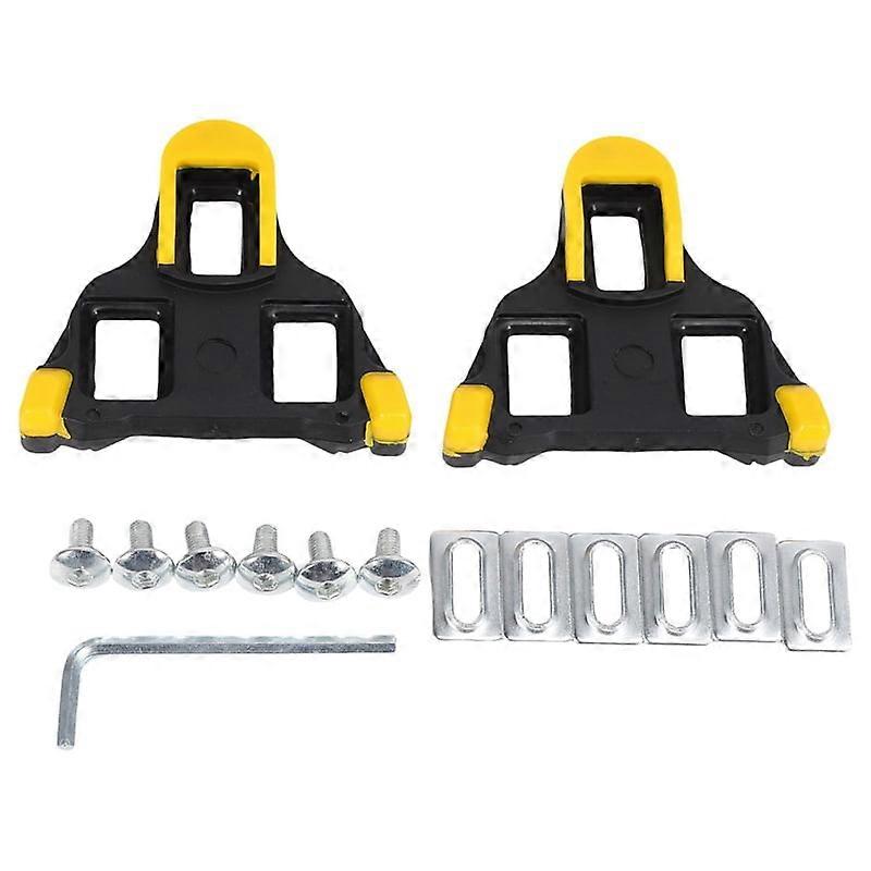 Road Bike Cleats 6 Degree Float Self-Locking Cycling Pedals Cleat for SPD-SL System Shoes