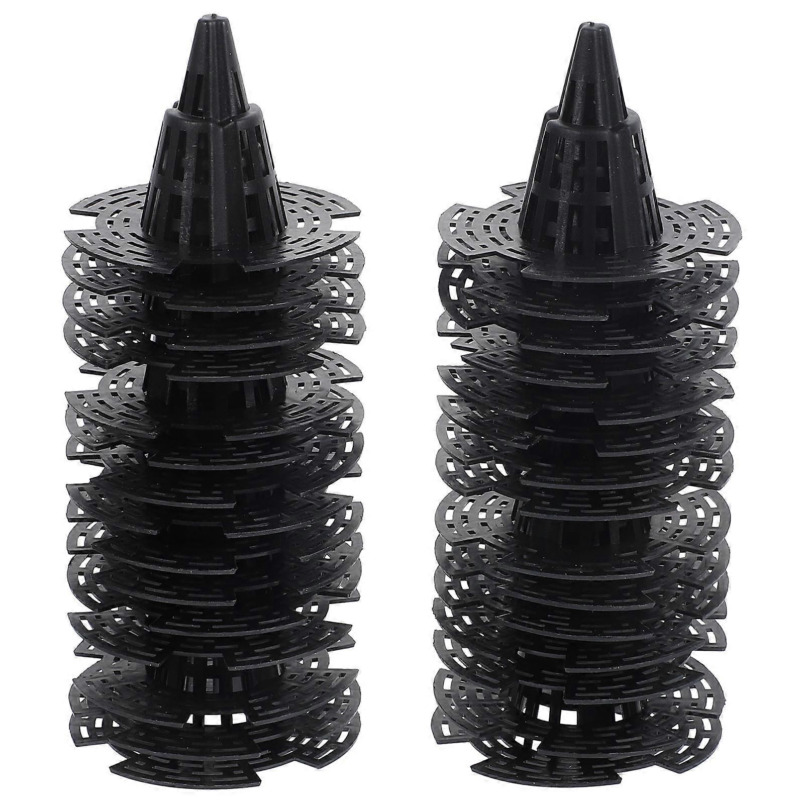 Plastic Planter Insert Cone Flowerpot Bottom Cushions for Plants 90Pcs