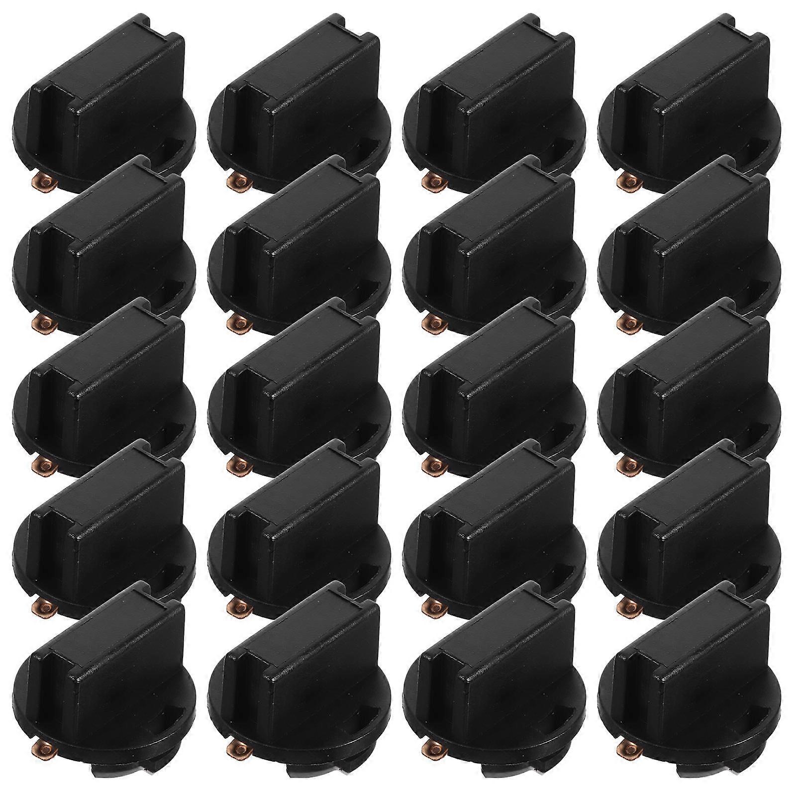 Car Light Bulb Socket T10 W5W Replacement for 20Pcs Auto Instrument Panel