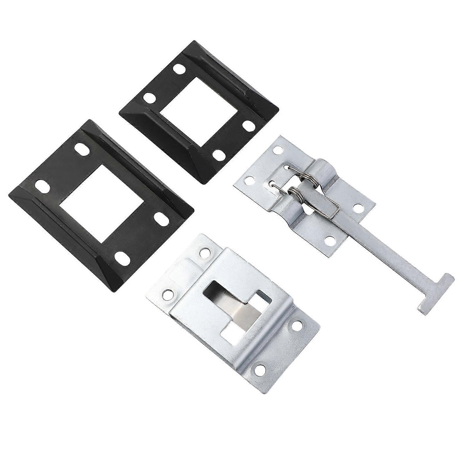Trailer T-Style Door Holder for Secure Entry Door Catch 4Pcs Set
