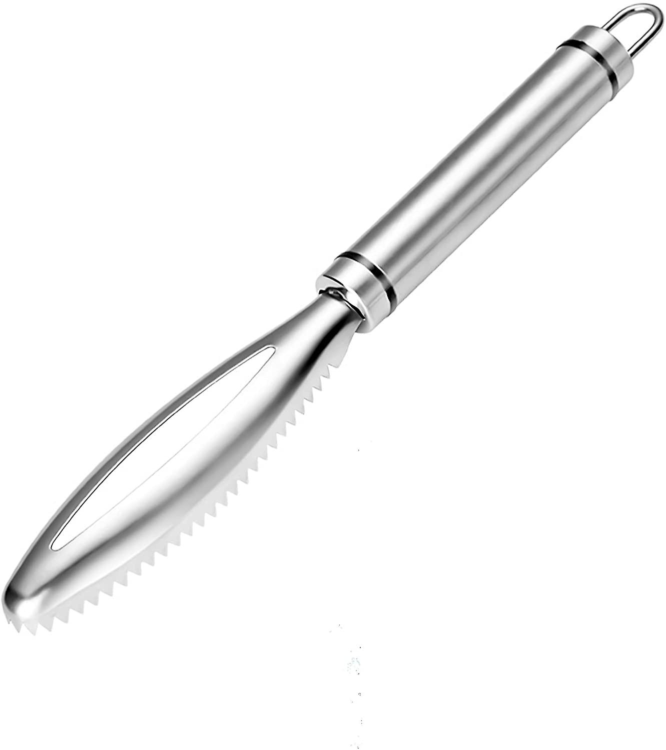 Fish Scale Scraper Stainless Steel With Serrated Quick Descaling Fish Scale Scraper For Kitchen Tool