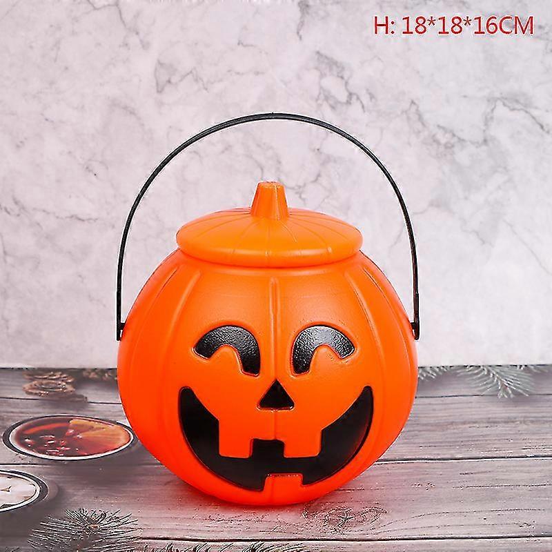 Halloween pumpkin bucket for party decor and props