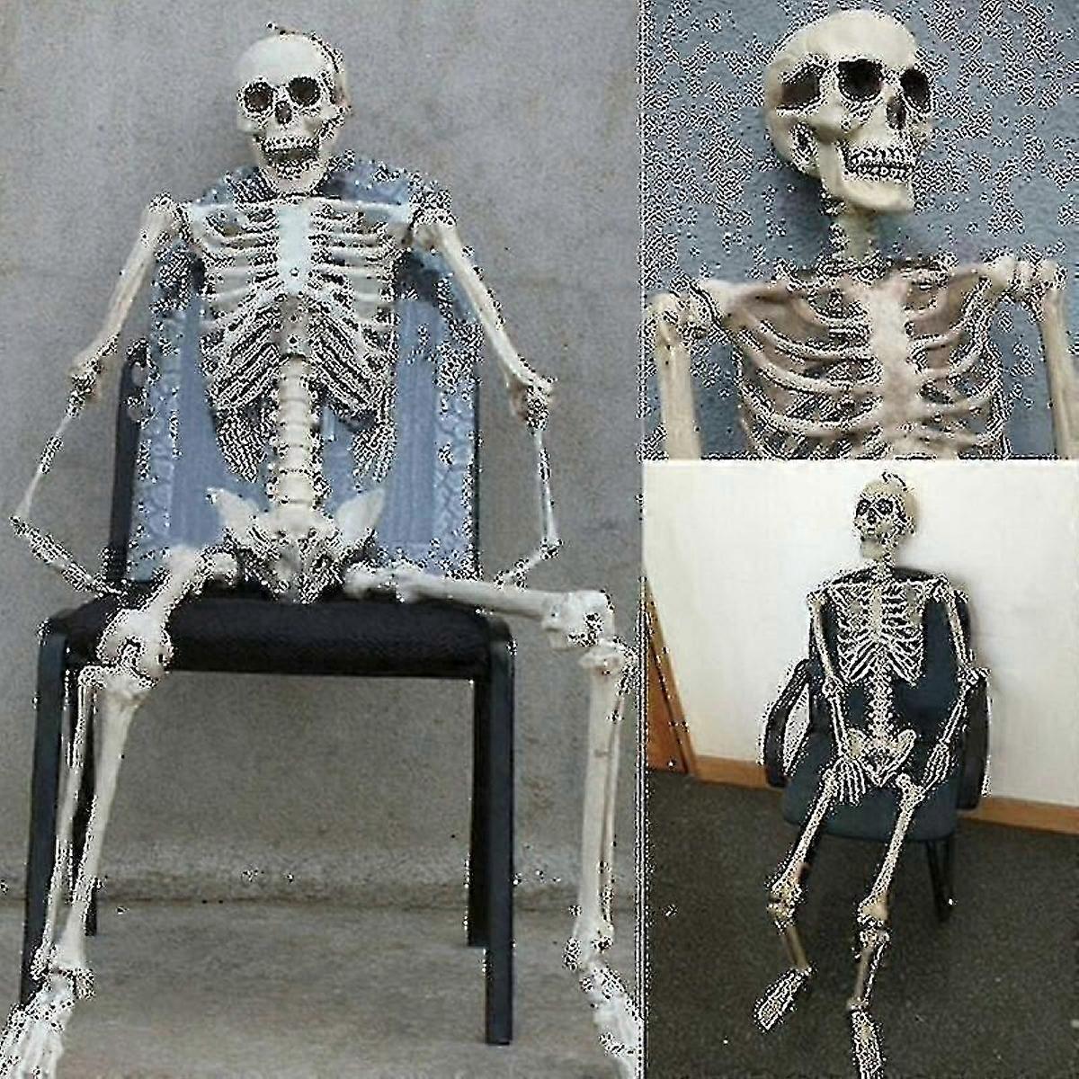 90cm Poseable Human Skeleton Halloween Party Decoration