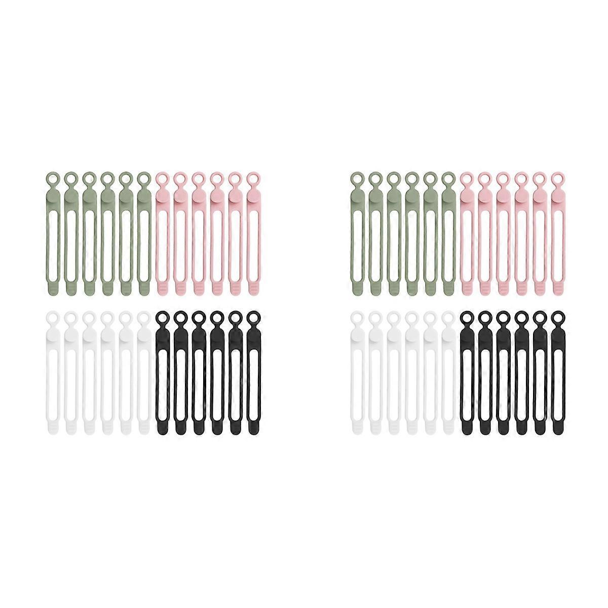 24Pcs Silicone Wire Organizer for Earphone