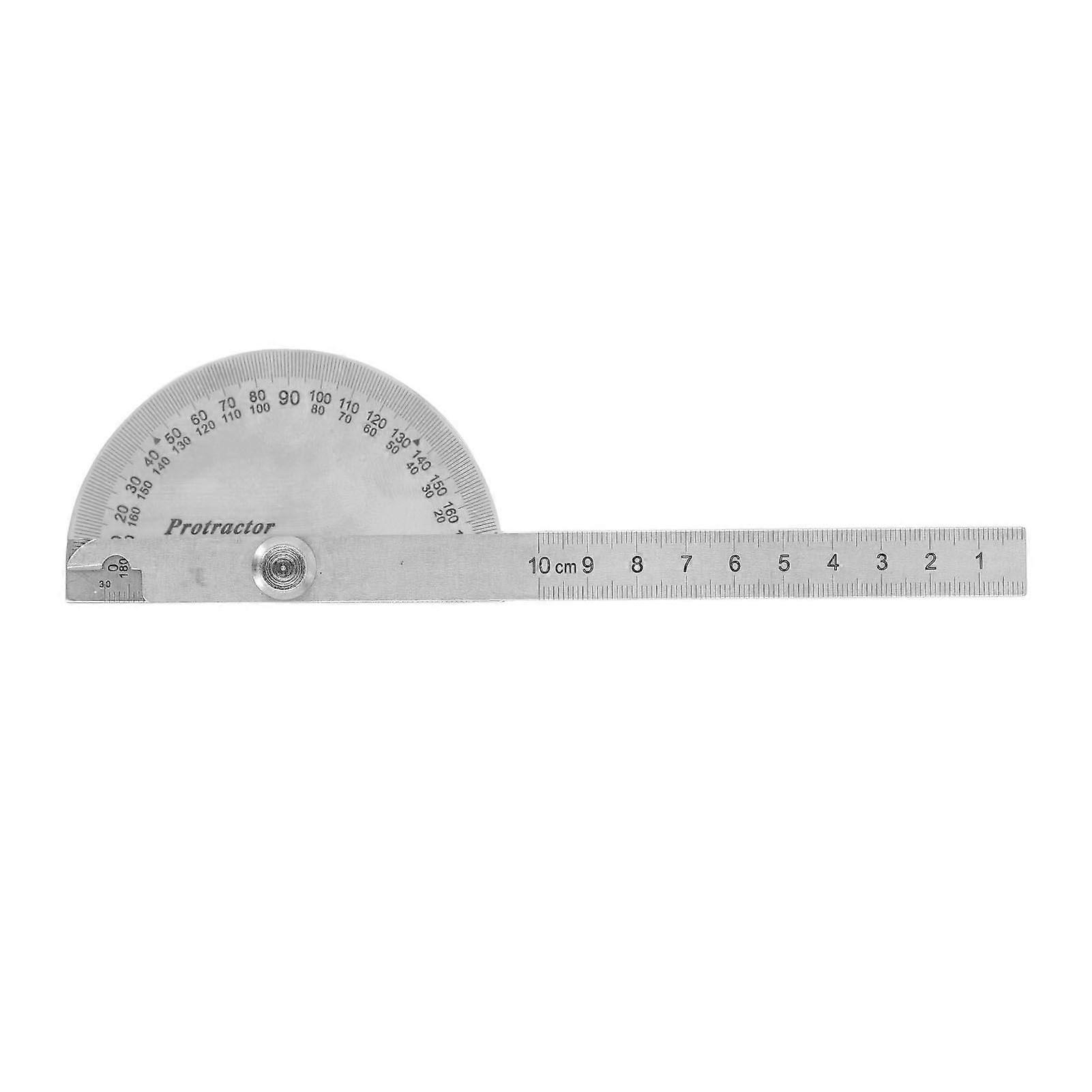 Adjustable Angle Protractor Stainless Steel 180 Degrees High Accuracy Angle Measure Tool for Woodworking