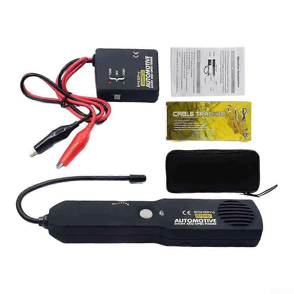 Automotive Circuit Tester Precise Short Circuit Detection Adjustable Sensitivity EV Diagnostic Tool Cable Fault Finder