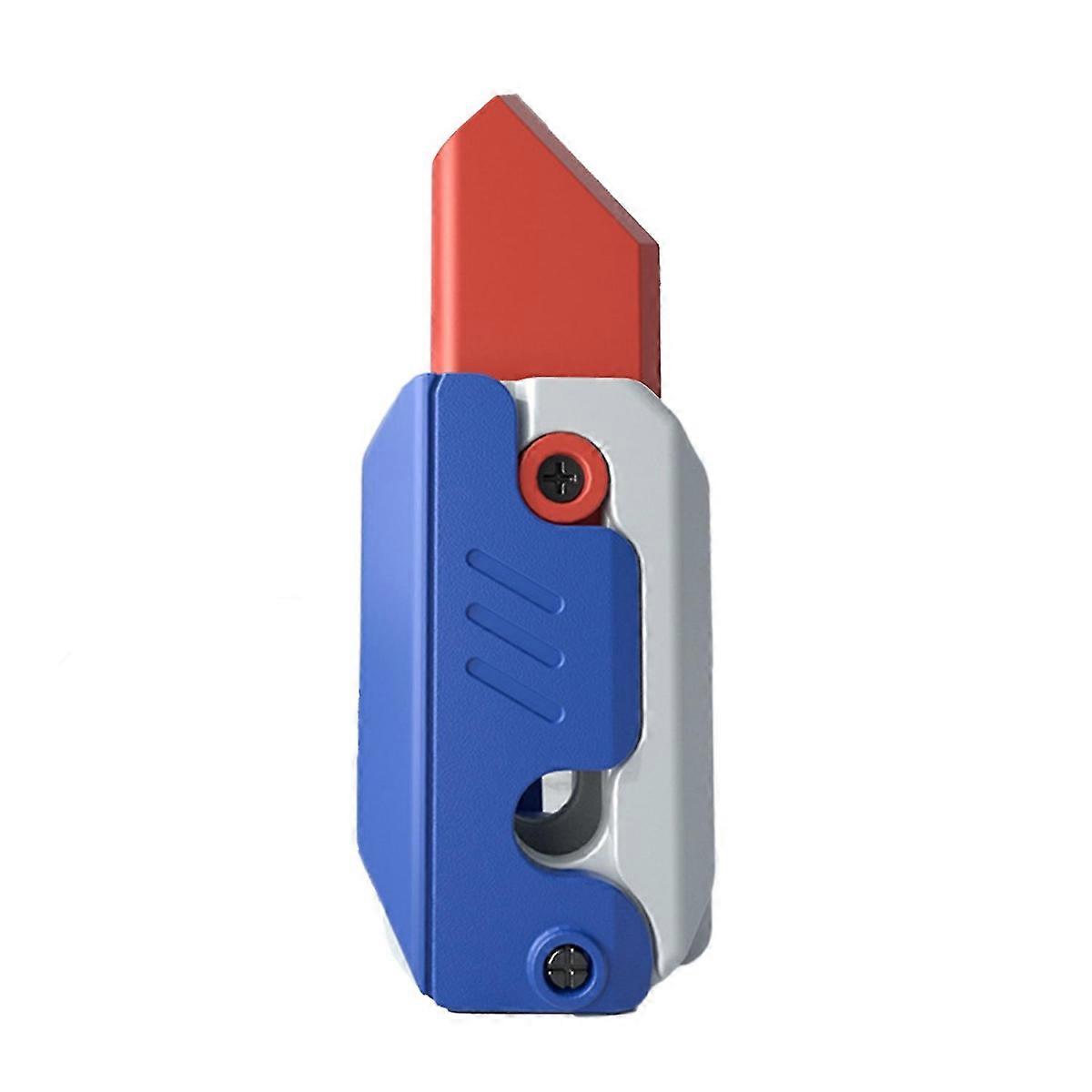 Decompression Toys 3D Gravity Carrot Cutter Keychain Stress Relief Hidden Blade Fun Sensory Fingerti