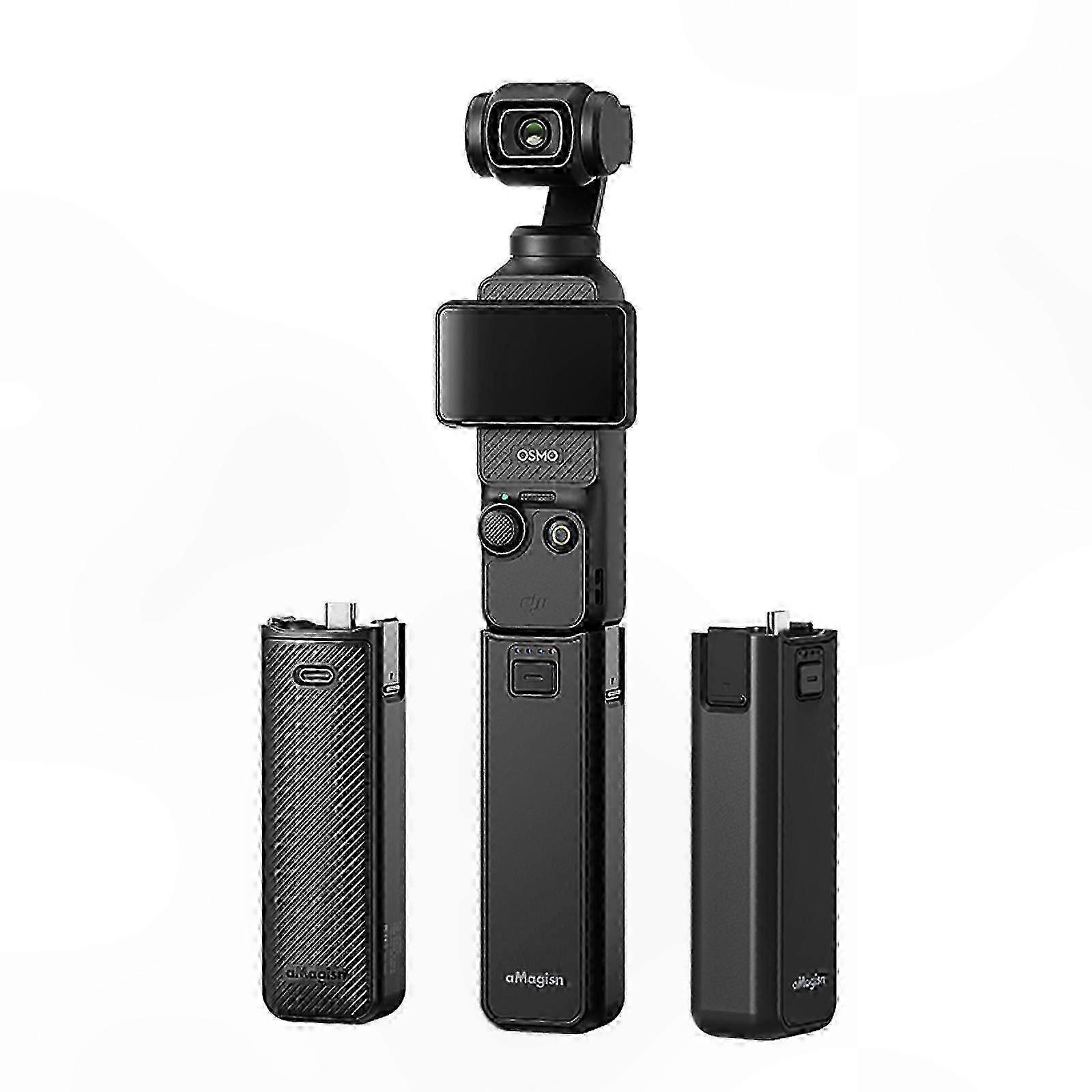 Portable Battery Handle with 4500mAh Capacity for OSMO Pocket 3 Extension Rod Power Bank Adapter