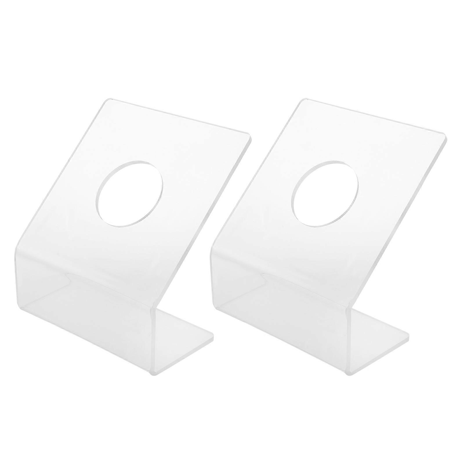 Clear Acrylic Display Holder for Spotlight 60 Degree Angle with 4Pcs