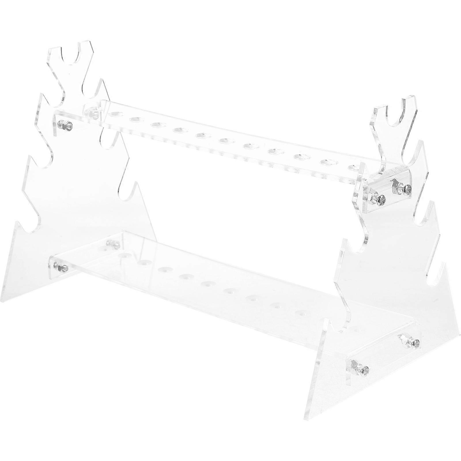 Test Tube Holder Test Tube Organizer for Storage Use Laboratory Transparent Acrylic