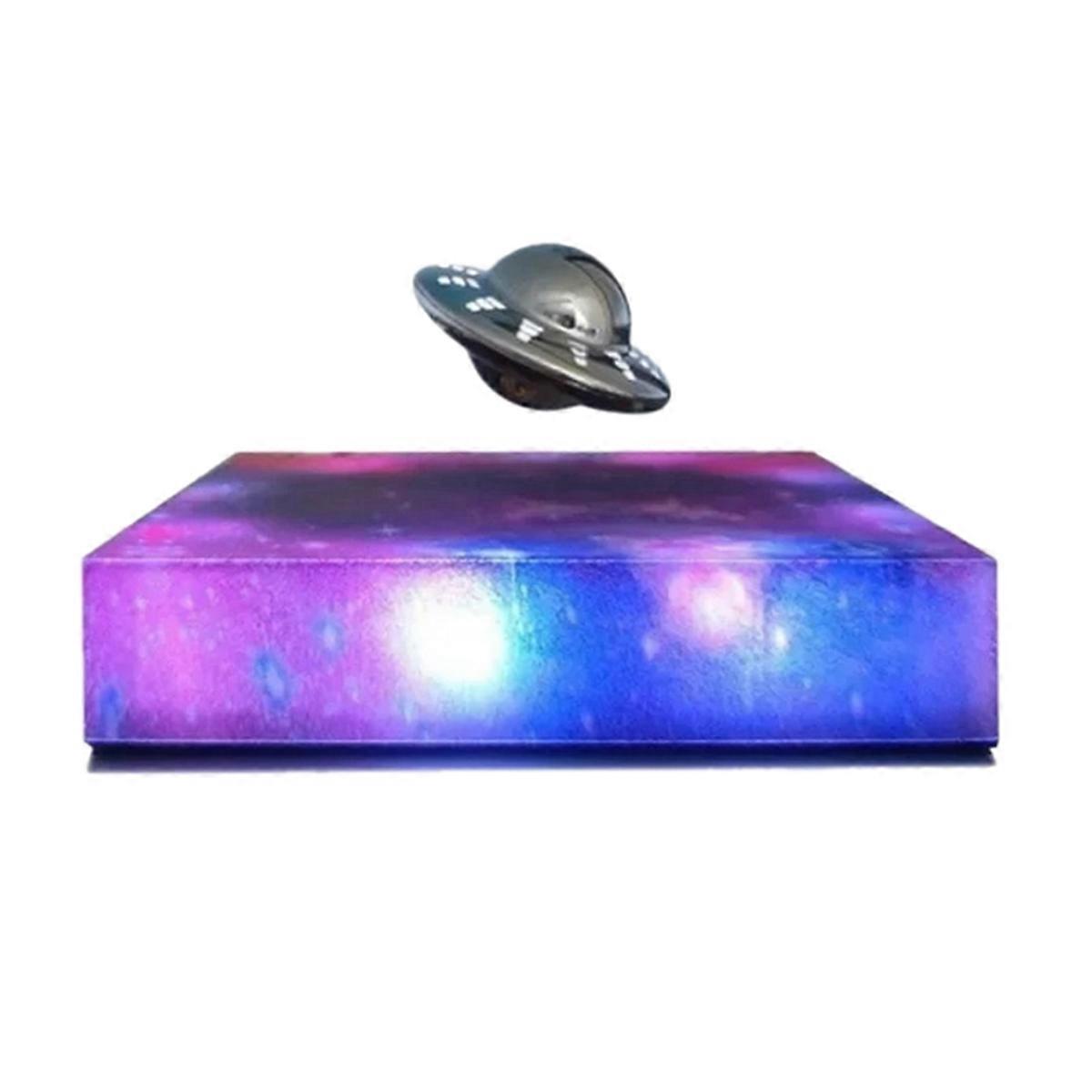 Maglev Ornament UFO Stjernelys Universell Rotasjon Fargerik Belysning