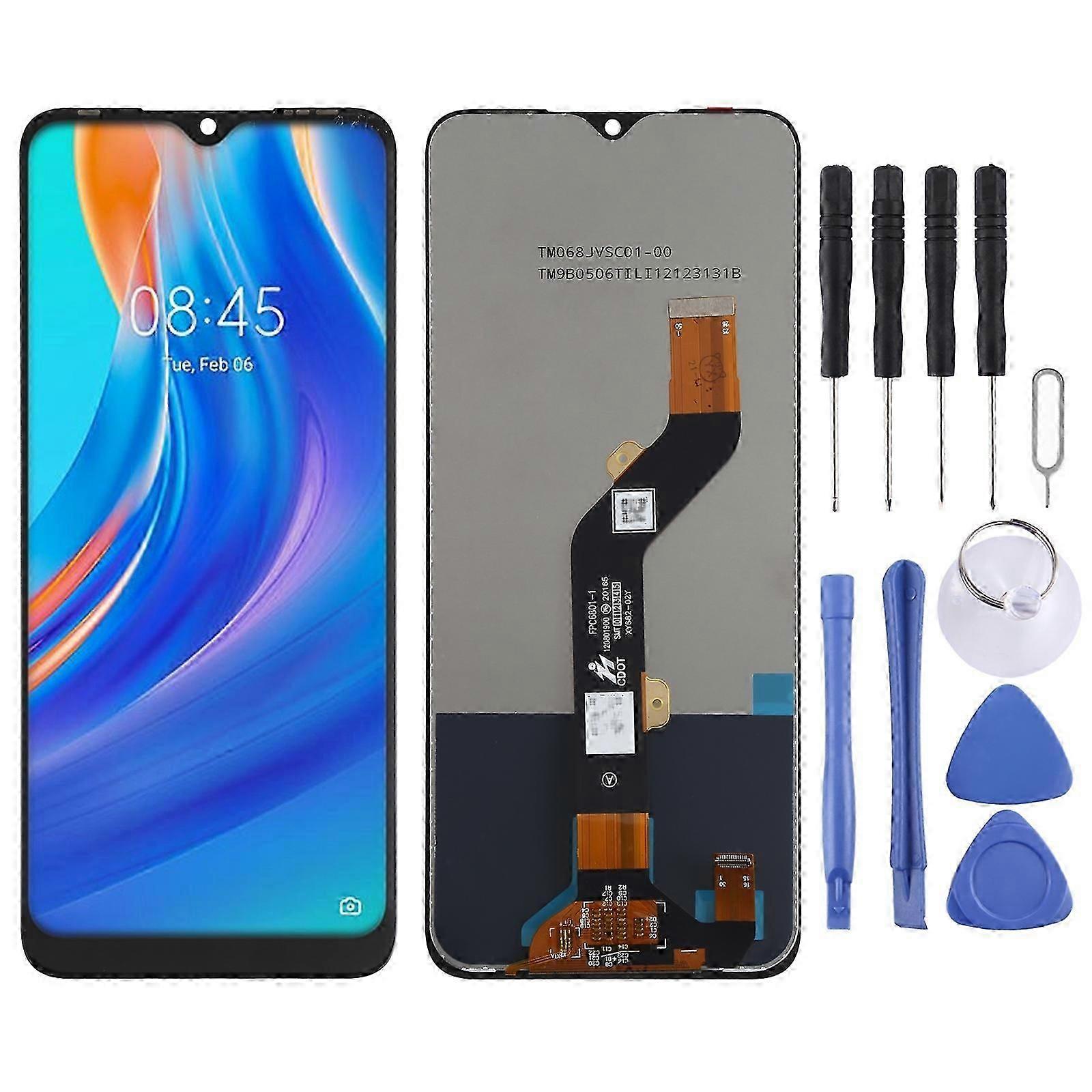 TFT-LCD-Bildschirm für Tecno Spark 7P KF7j mit Digitizer Komplettmontage
