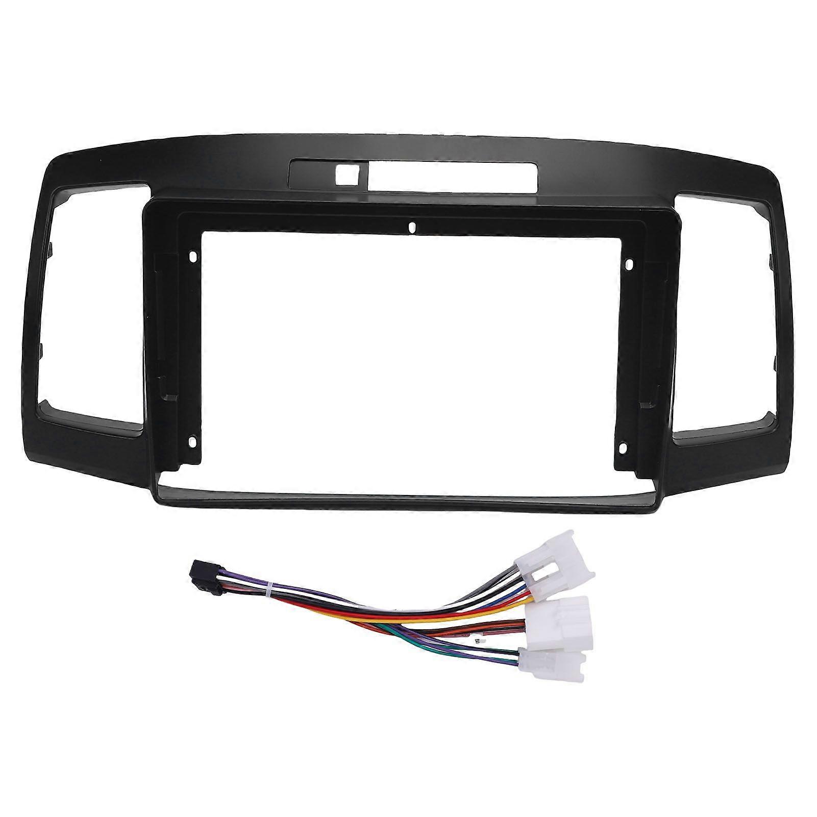 9 Inch Car Radio Frame with Navigation Harness Secure Fit Car DVD Stereo Fascia Replacement for Allion Premio NO.7394