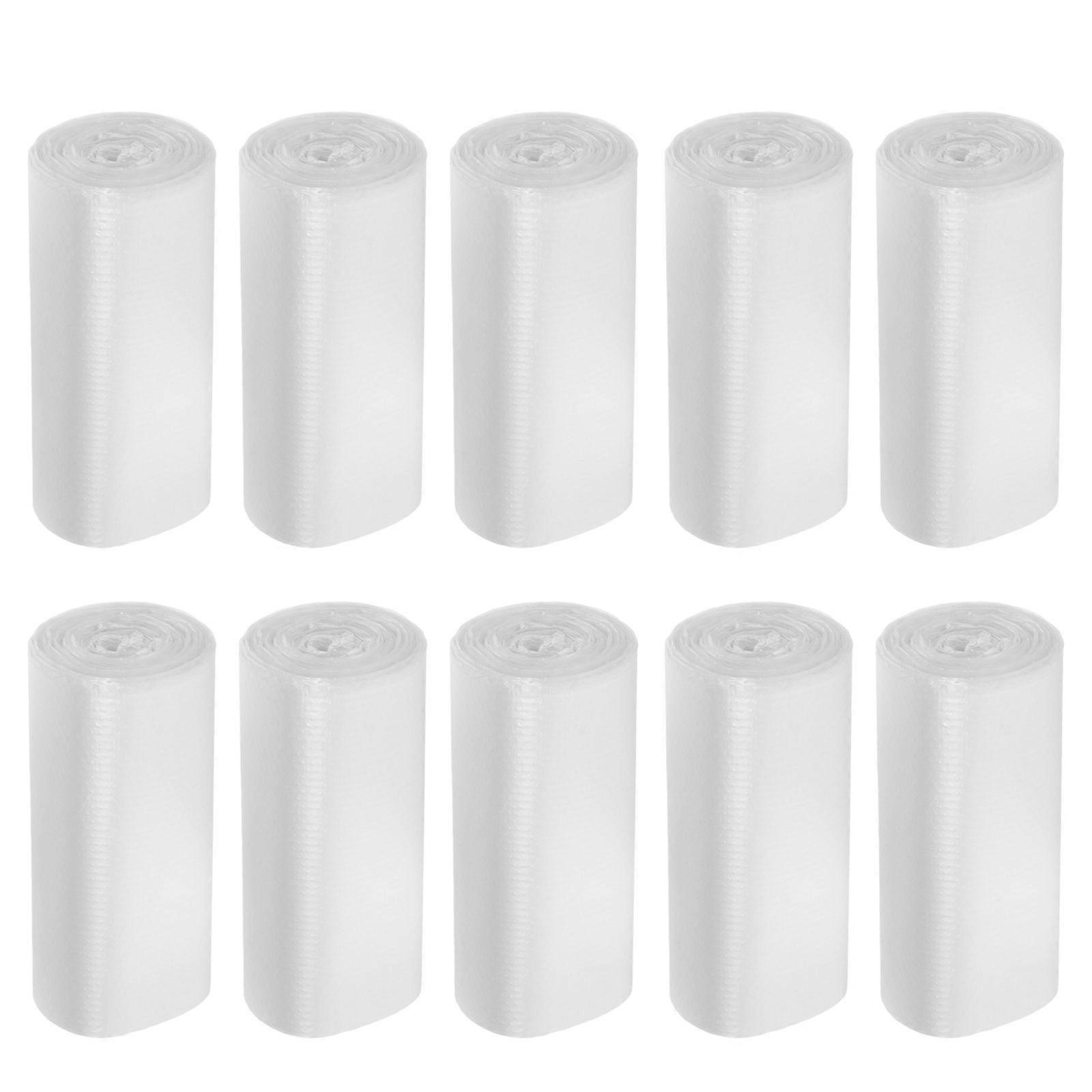 10 rouleaux Rolls Bureau Poubelle de bureau Sacs à ordures Sacs à ordures jetables utiles Sacs à ordures jetables Sacs à ordures pratiques Poubelle de bureau Tra