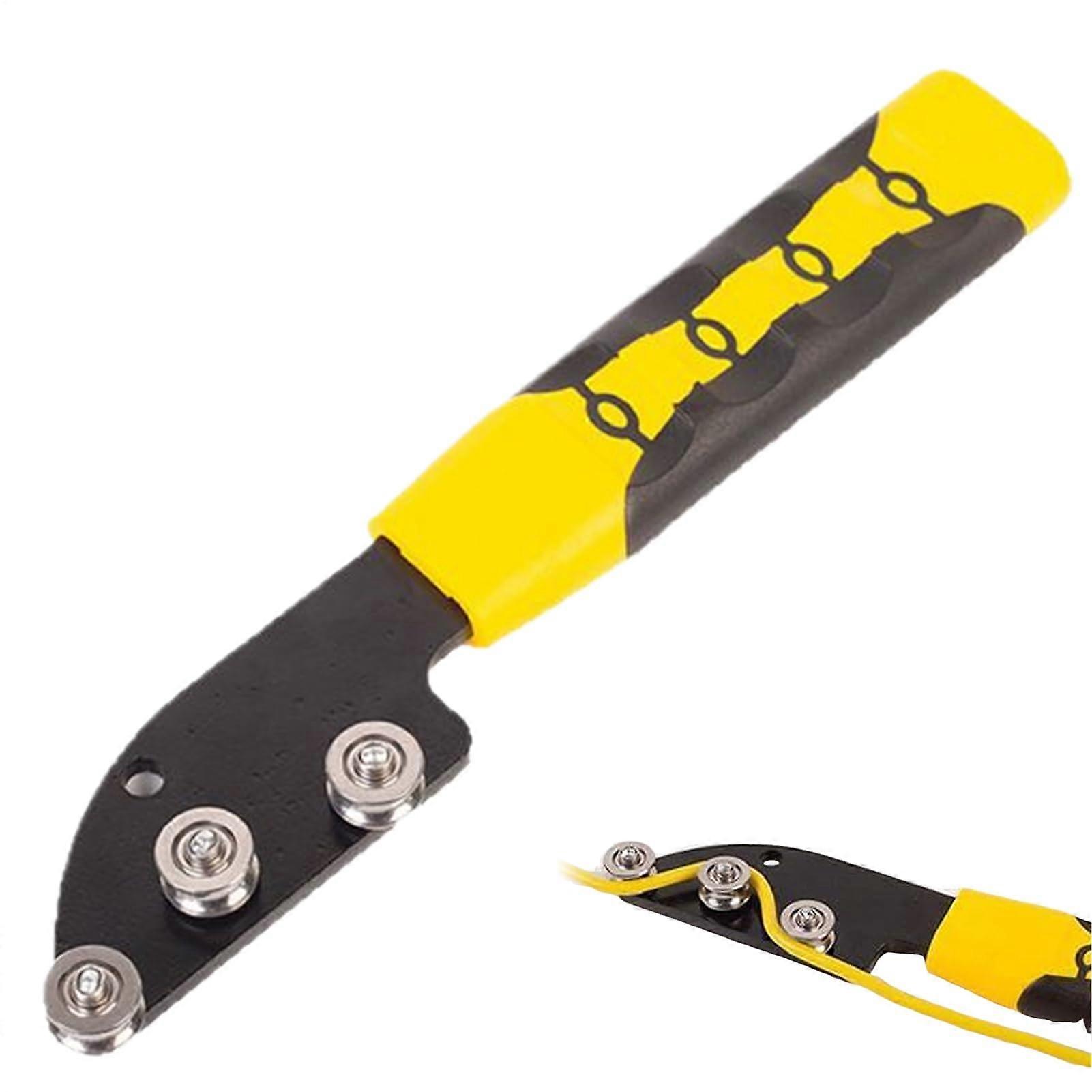 Wire Straightener Tool Manual Steel Bender, Precision Wire Wrap Tool, Durable Straightening Device For Telecom