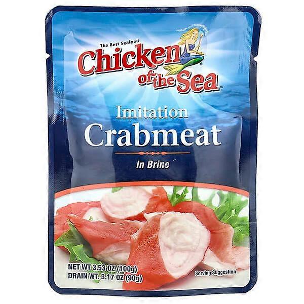 Chicken of the Sea, Imitation Crabmeat in Brine, 3.53 oz (100 g)