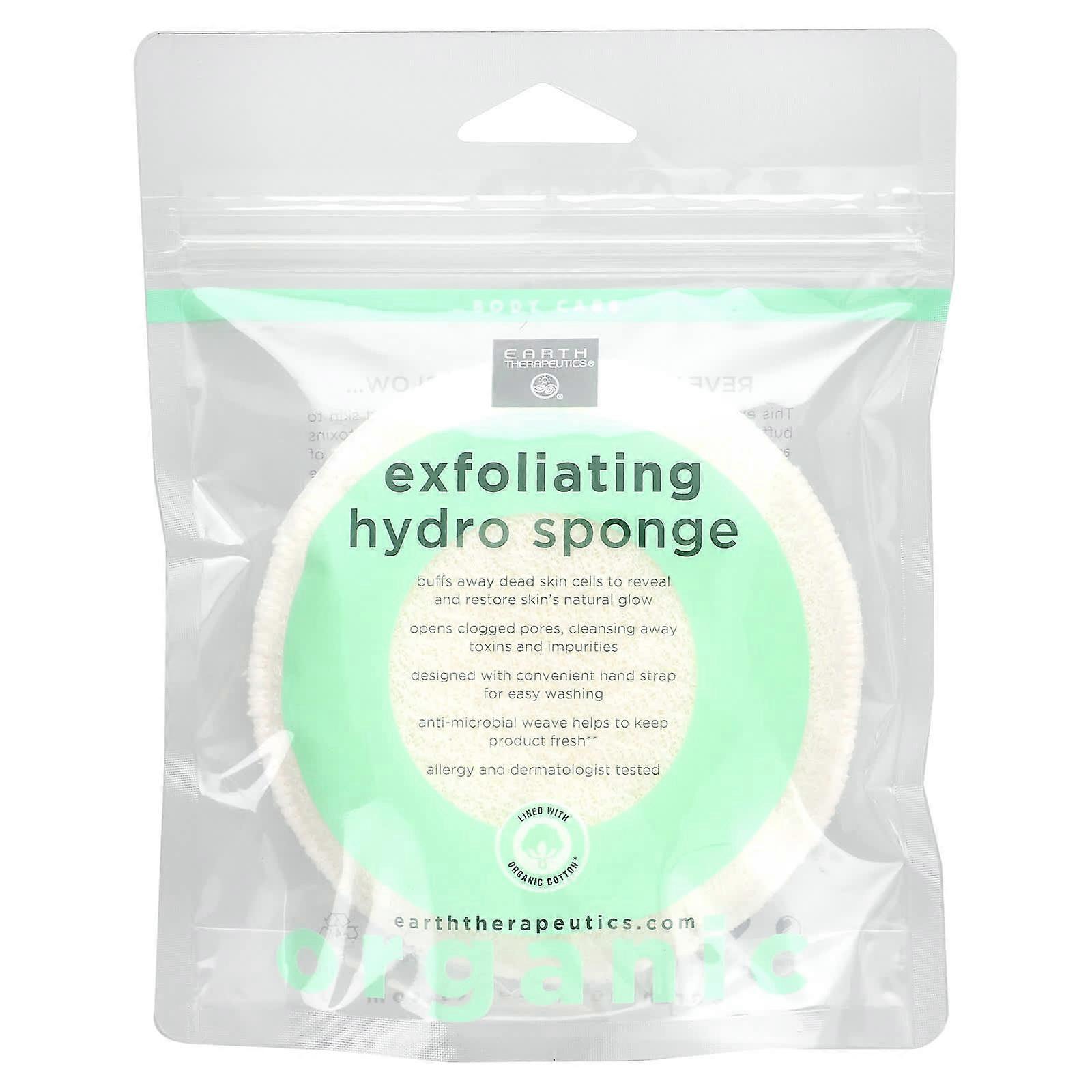 Exfoliating Hydro Sponge, Round, 1 Sponge