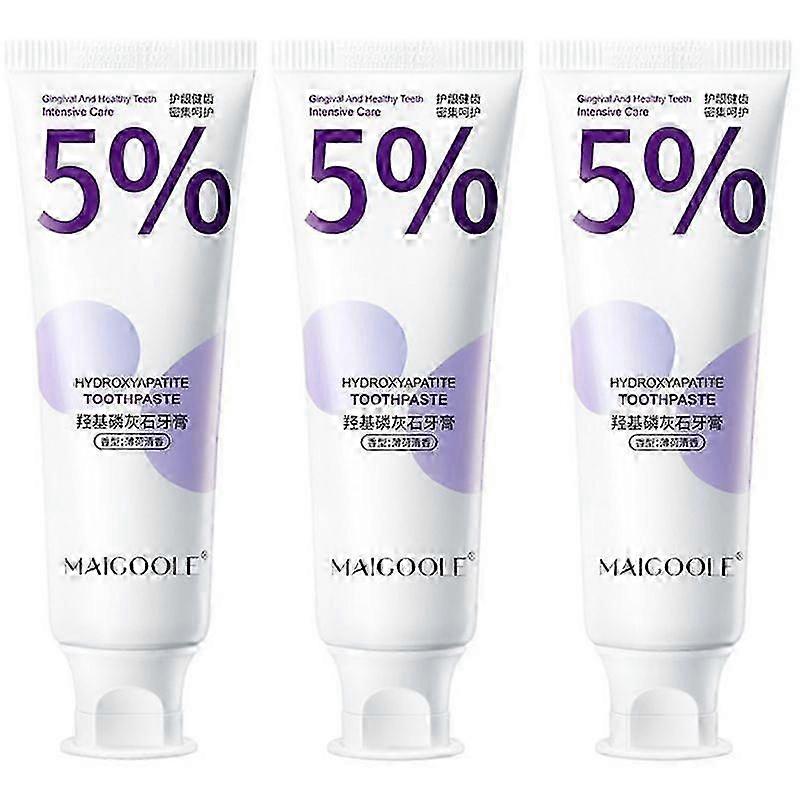 3個ハイドロキシアパタイト歯磨き粉プロバイオティクスホワイトニング歯磨き粉100g