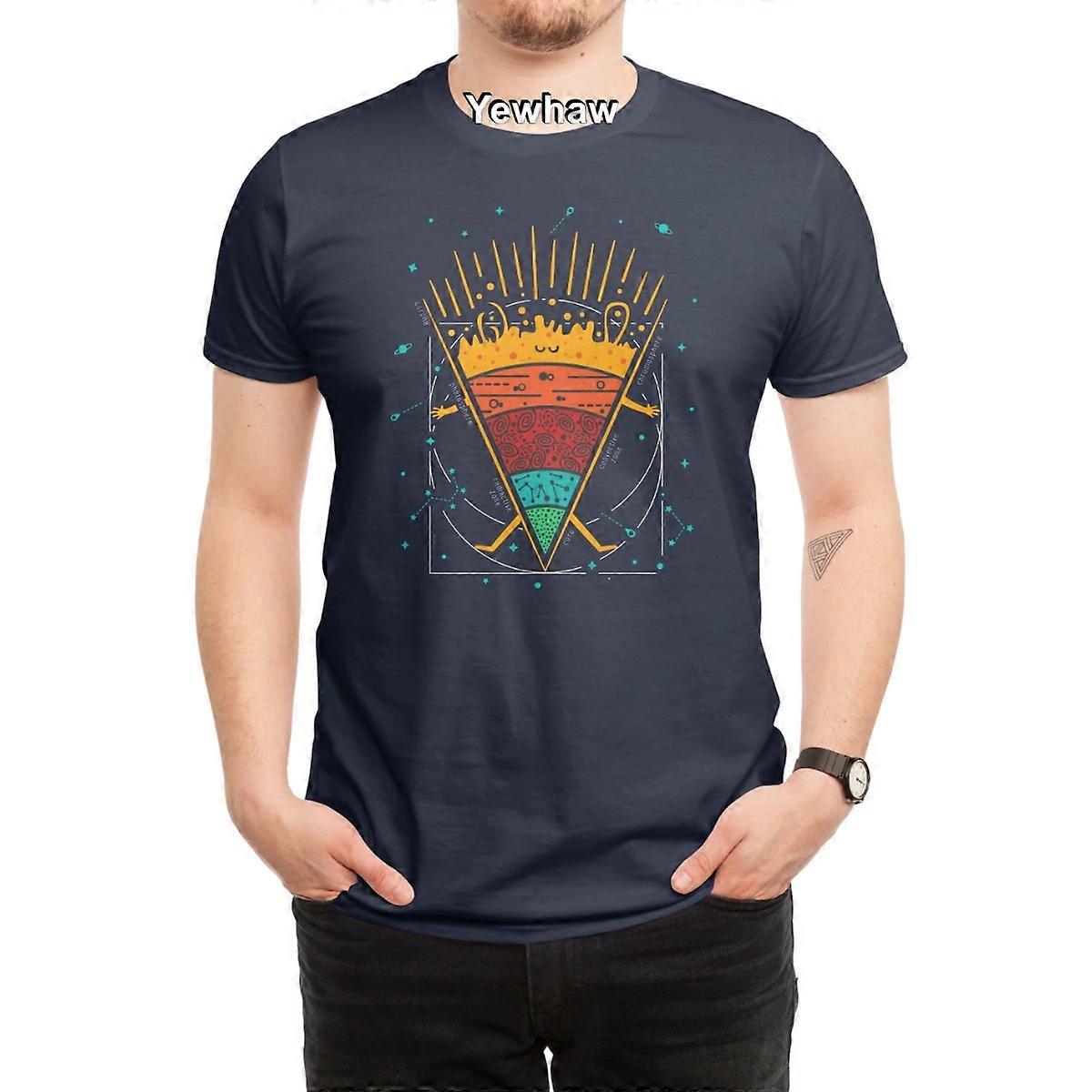 Vitruvian Sun T-Shirt cross-section educational space