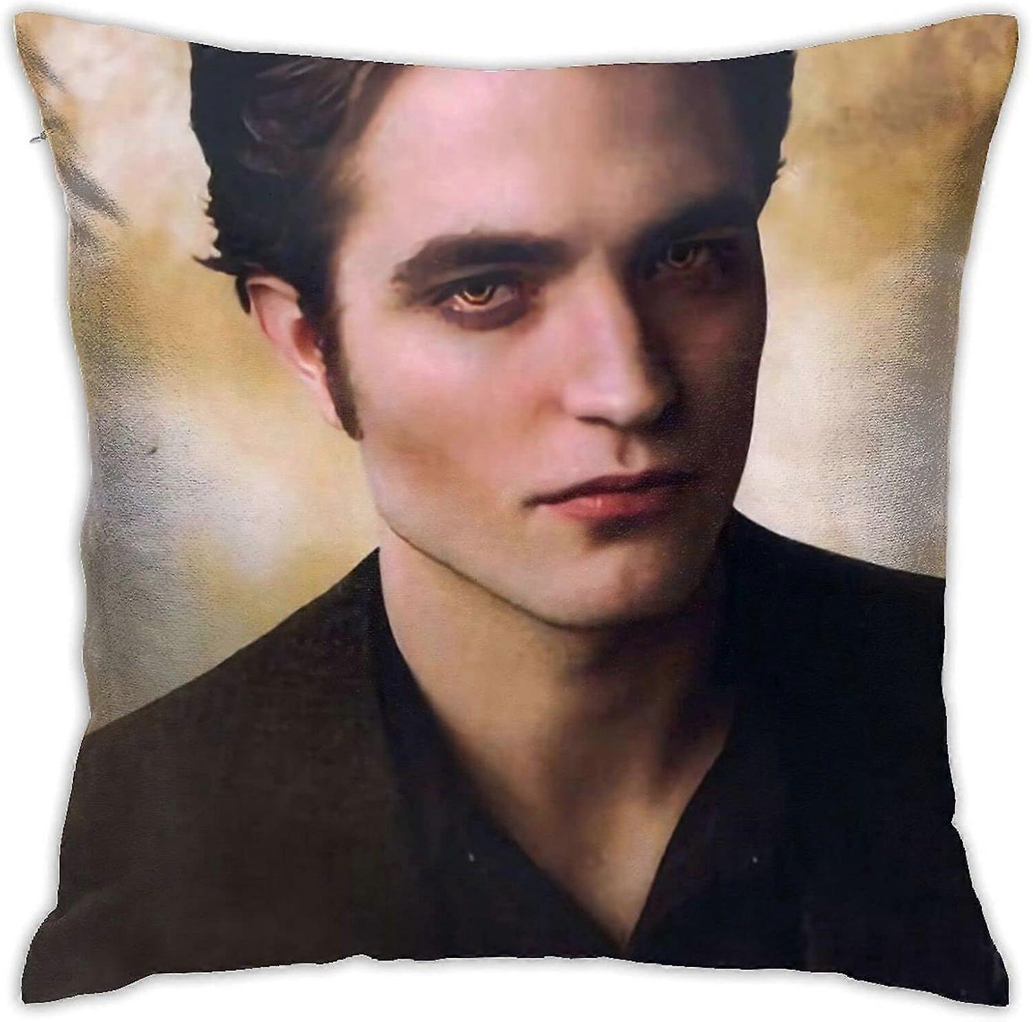 y1421ロバート・パティンソン・エドワード・カレン枕カバー柔らかい装飾的な正方形のスロー枕カバークッションカバーリビングルームソファベッドのための豪華な枕カバー