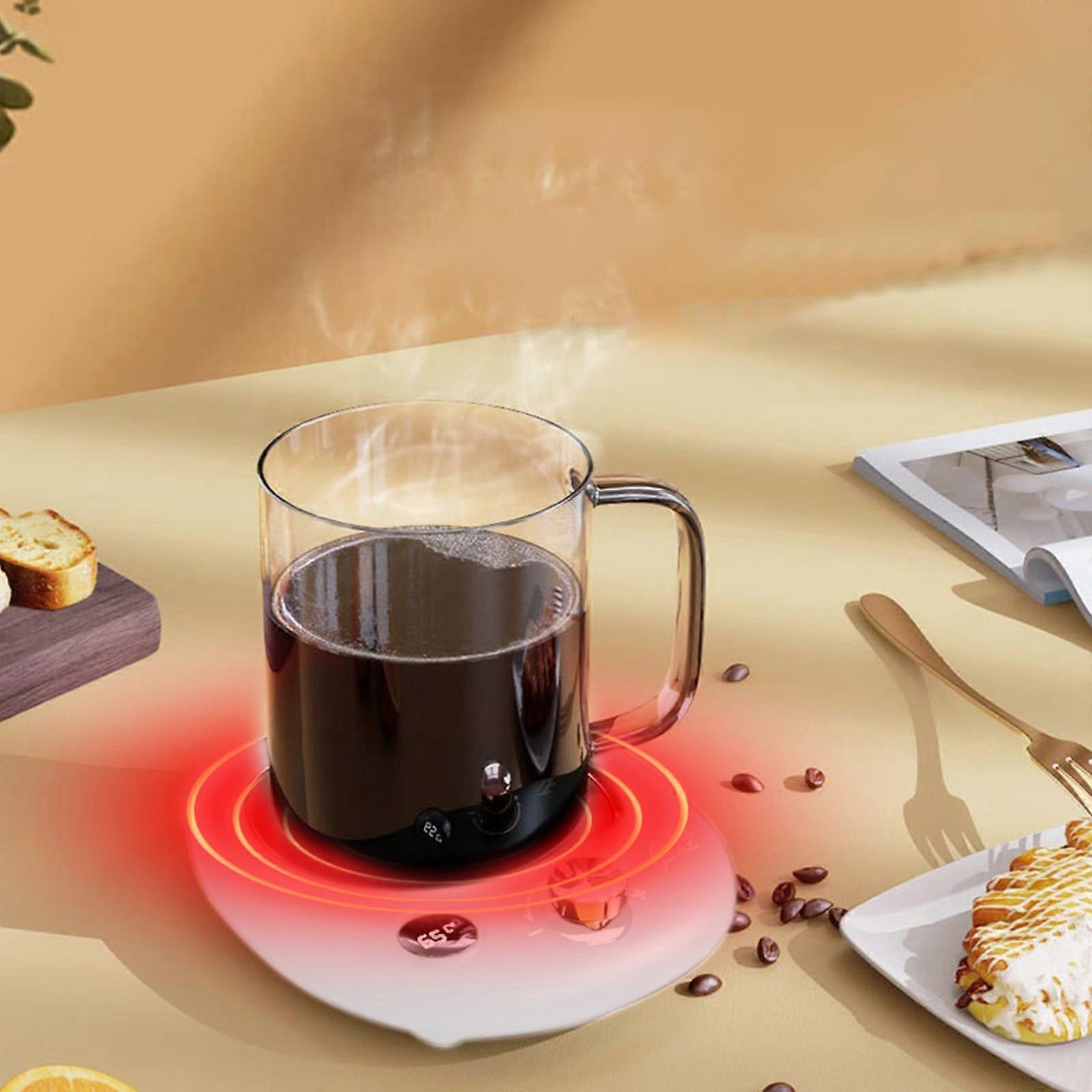 Clearance: USB Intelligent Constant Warmth Heating Cushion, Compatible with All Cups, Large Screen Display, Automatic Insulation Base