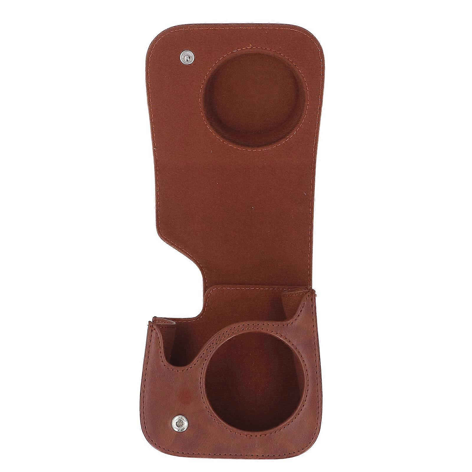 Instant Camera Protective Case with Removable Adjustable Strap Retro Rain Proof Scratch Resistant PU Leather Bag for Mini SE 7 Plus Brown 