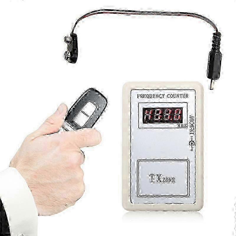 Handheld Remote Control Wireless Frequency Meter Digital Counter Tester 250-450MHz for Car Auto Gara